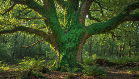 Tree plantation photographyの写真素材