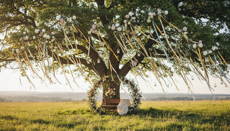 Tree plantation photographyの写真素材