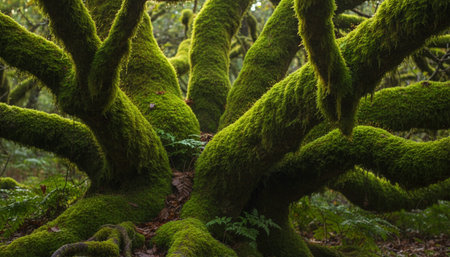 Tree plantation photographyの写真素材