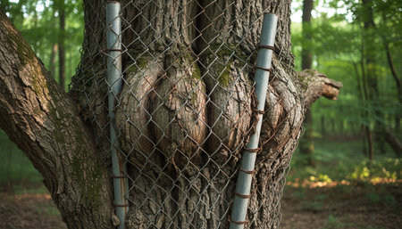 Tree plantation photographyの写真素材