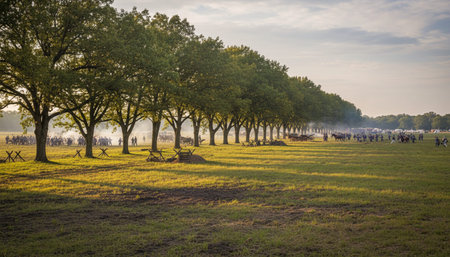 Tree plantation photographyの写真素材