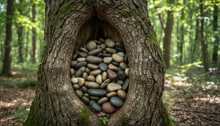 Tree plantation photographyの写真素材