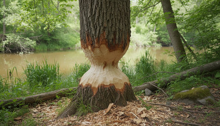 Tree plantation photographyの写真素材