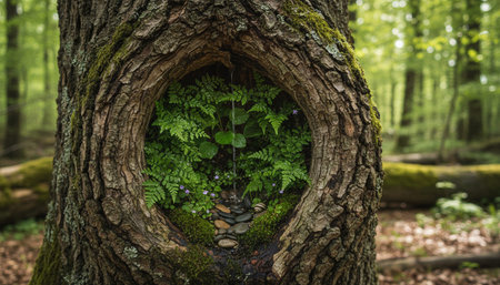 Tree plantation photographyの写真素材