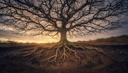 Tree plantation photographyの写真素材