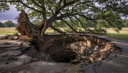 Tree plantation photographyの写真素材