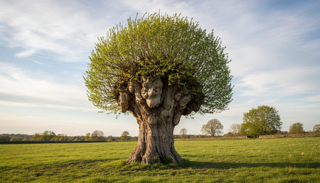 Tree plantation photographyの写真素材