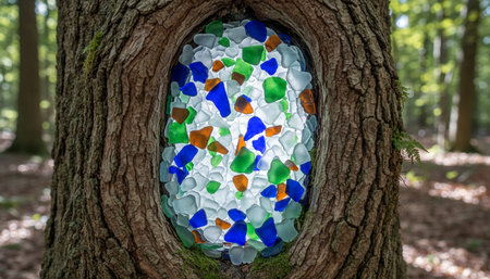 Tree plantation photographyの写真素材