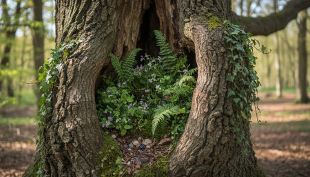 Tree plantation photographyの写真素材