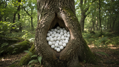 Tree plantation photographyの写真素材