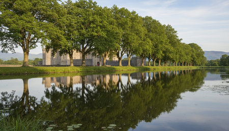 Tree plantation photographyの写真素材