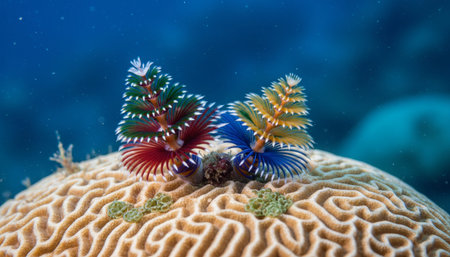 Wildlife Photography with Natural Backgroundの写真素材