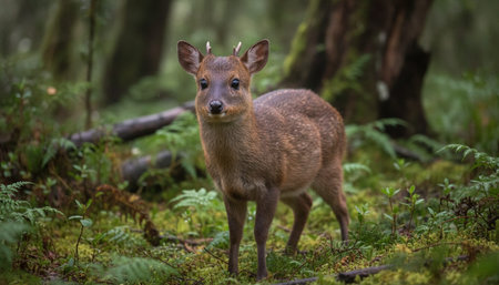 Wildlife Photography with Natural Backgroundの写真素材