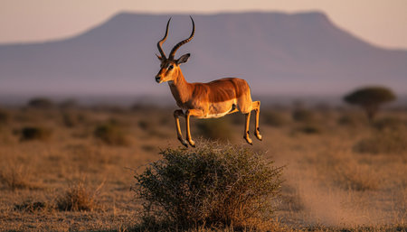 Wildlife Photography with Natural Backgroundの写真素材