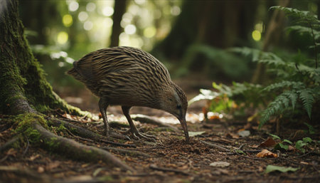 Wildlife Photography with Natural Backgroundの写真素材