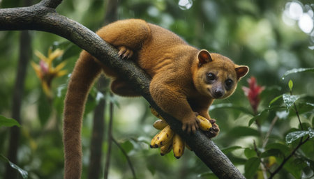 Wildlife Photography with Natural Backgroundの写真素材