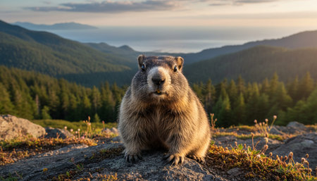 Wildlife Photography with Natural Backgroundの写真素材