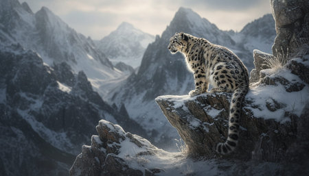 Wildlife Photography with Natural Backgroundの写真素材