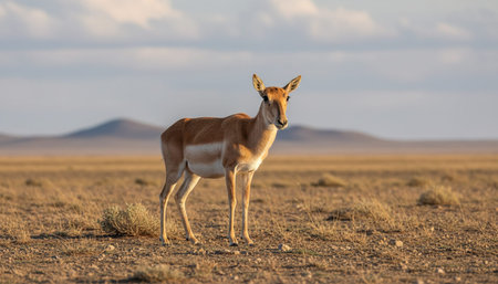 Wildlife Photography with Natural Backgroundの写真素材