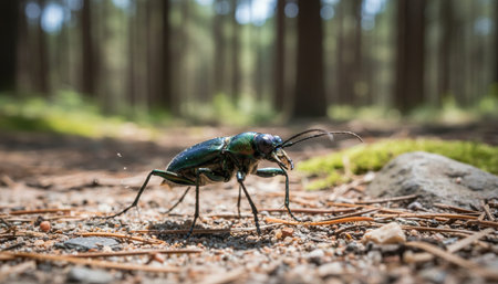Wildlife Photography with Natural Backgroundの写真素材