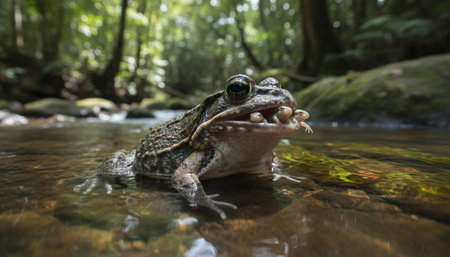 Wildlife Photography with Natural Backgroundの写真素材