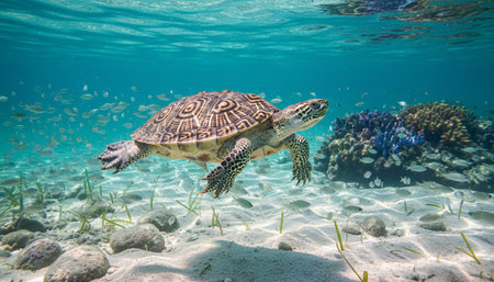 Wildlife Photography with Natural Backgroundの写真素材