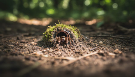 Wildlife Photography with Natural Backgroundの写真素材