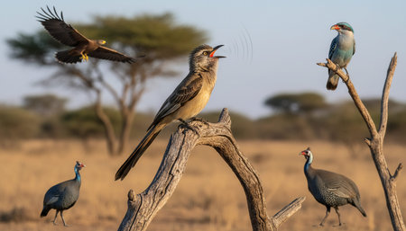 Wildlife Photography with Natural Backgroundの写真素材