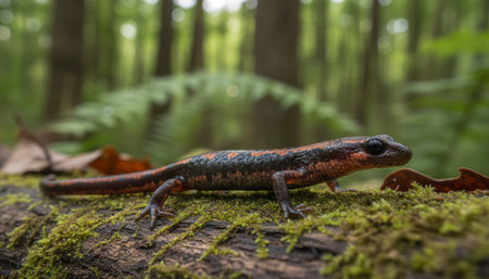 Wildlife Photography with Natural Backgroundの写真素材
