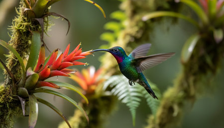 Wildlife Photography with Natural Backgroundの写真素材