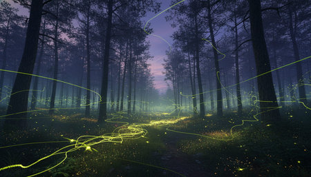 Wildlife Photography with Natural Backgroundの写真素材