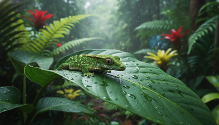 Wildlife Photography with Natural Backgroundの写真素材