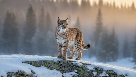 Wildlife Photography with Natural Backgroundの写真素材