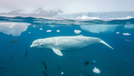 Wildlife Photography with Natural Backgroundの写真素材