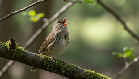 Wildlife Photography with Natural Backgroundの写真素材
