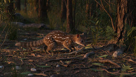 Wildlife Photography with Natural Backgroundの写真素材