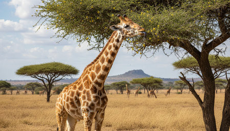 Wildlife Photography with Natural Backgroundの写真素材