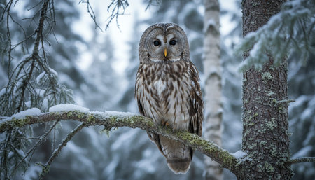 Wildlife Photography with Natural Backgroundの写真素材