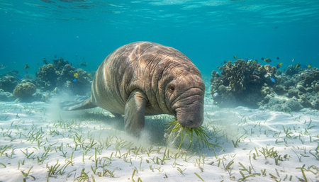 Wildlife Photography with Natural Backgroundの写真素材