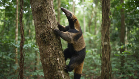 Wildlife Photography with Natural Backgroundの写真素材