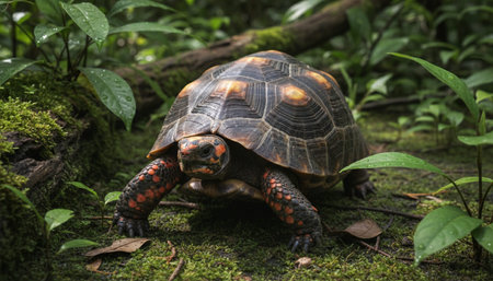 Wildlife Photography with Natural Backgroundの写真素材