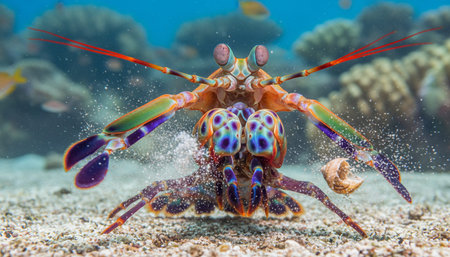 Wildlife Photography with Natural Backgroundの写真素材