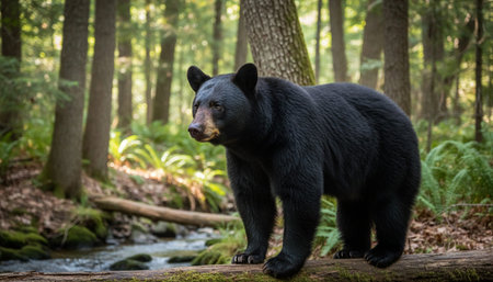 Wildlife Photography with Natural Backgroundの写真素材