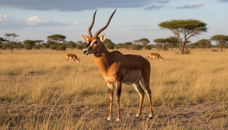 Wildlife Photography with Natural Backgroundの写真素材