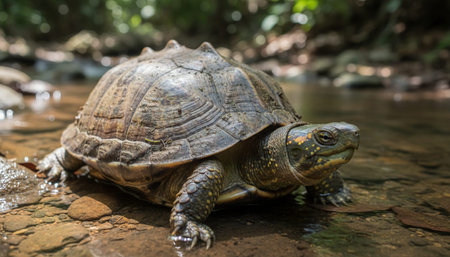 Wildlife Photography with Natural Backgroundの写真素材