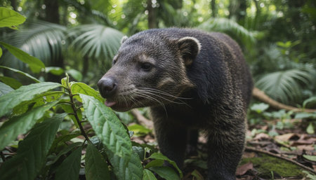 Wildlife Photography with Natural Backgroundの写真素材