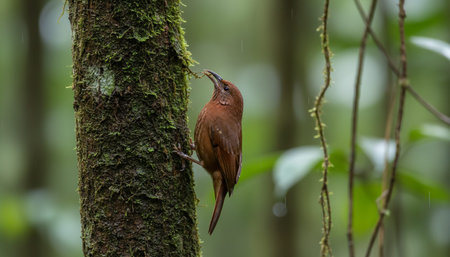 Wildlife Photography with Natural Backgroundの写真素材