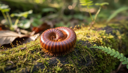 Wildlife Photography with Natural Backgroundの写真素材