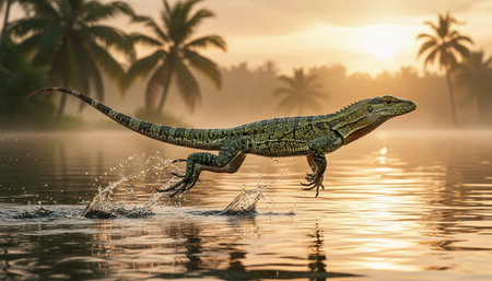 Wildlife Photography with Natural Backgroundの写真素材