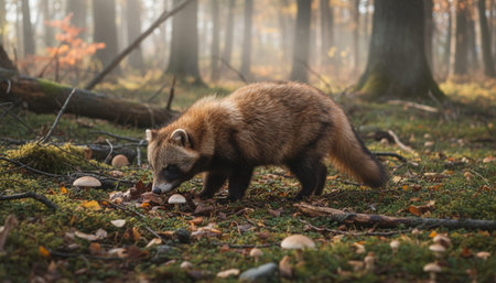 Wildlife Photography with Natural Backgroundの写真素材